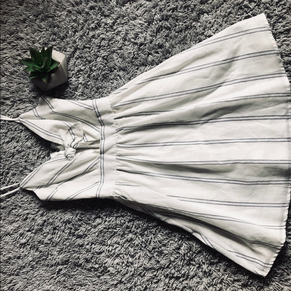 Charlotte Russe striped white dress